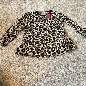 Leopard print top